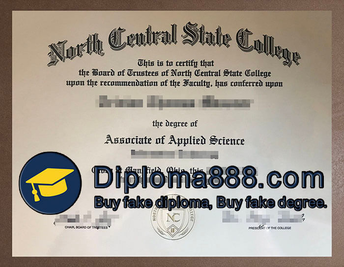 North Central State College certificate
