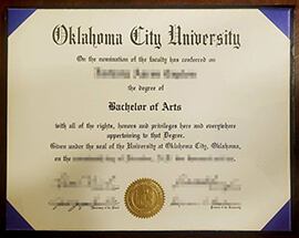 Official Oklahoma City University degree Replacement Request
