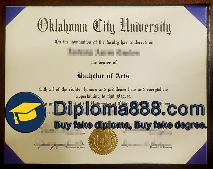 Oklahoma City University diploma