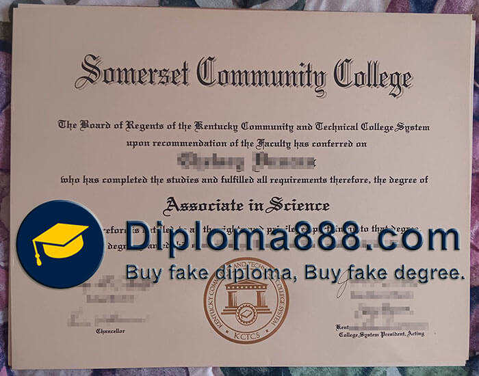 Somerset Community College diploma