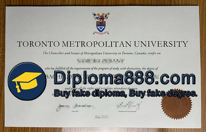 Toronto Metropolitan University degree