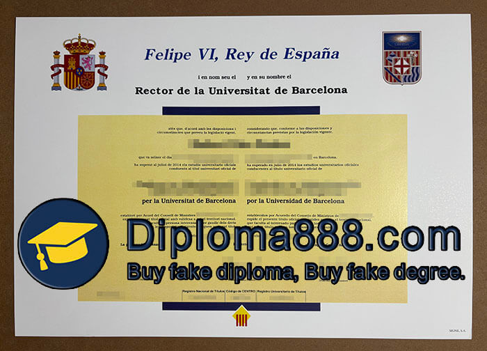 Universitat de Barcelona degree