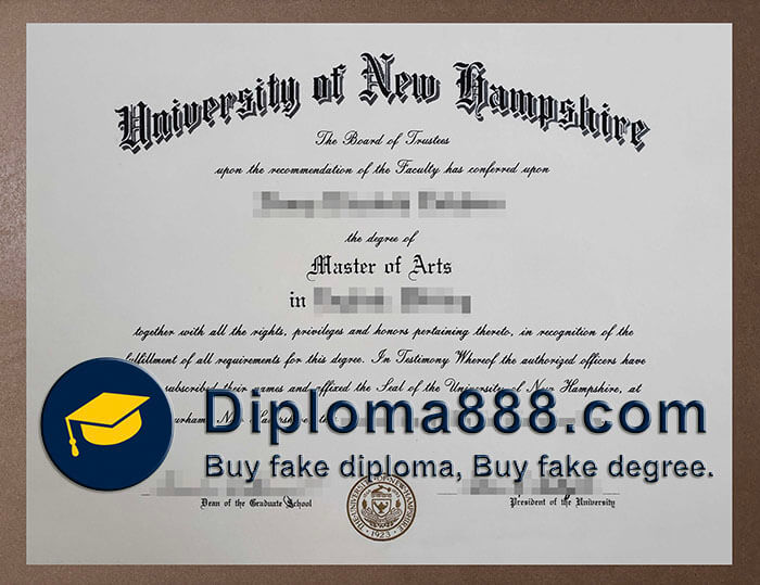 University of New Hampshire degree
