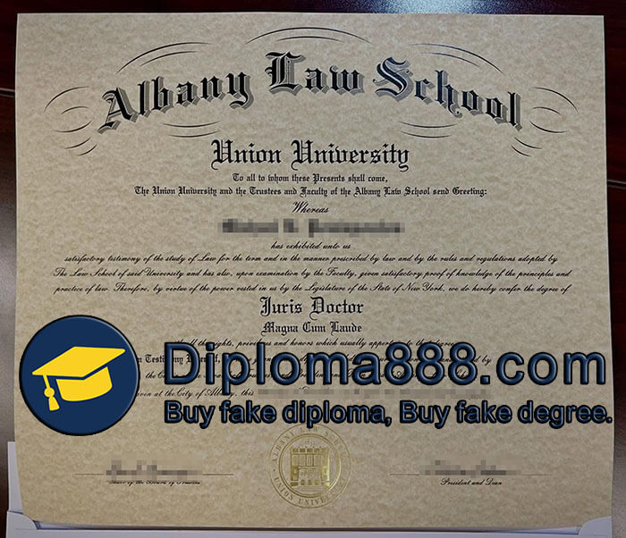 Albany Law School diploma