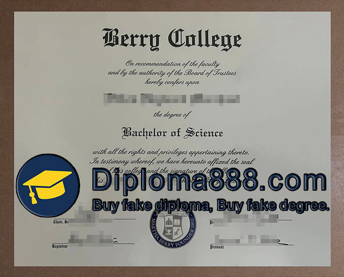 Berry College siploma