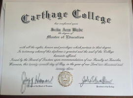 Proven methods for duplicating Carthage College degree online