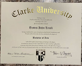 How to Get a Beautiful Clarke University diploma Copy Online