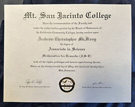 The convenient way to earn an Mt San Jacinto College diploma.