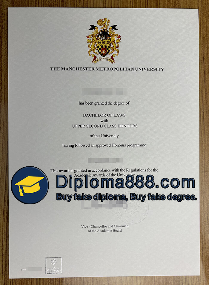 Manchester Metropolitan University degree