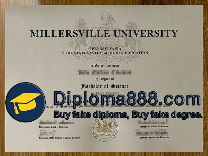 Millersville University of Pennsylvania diploma