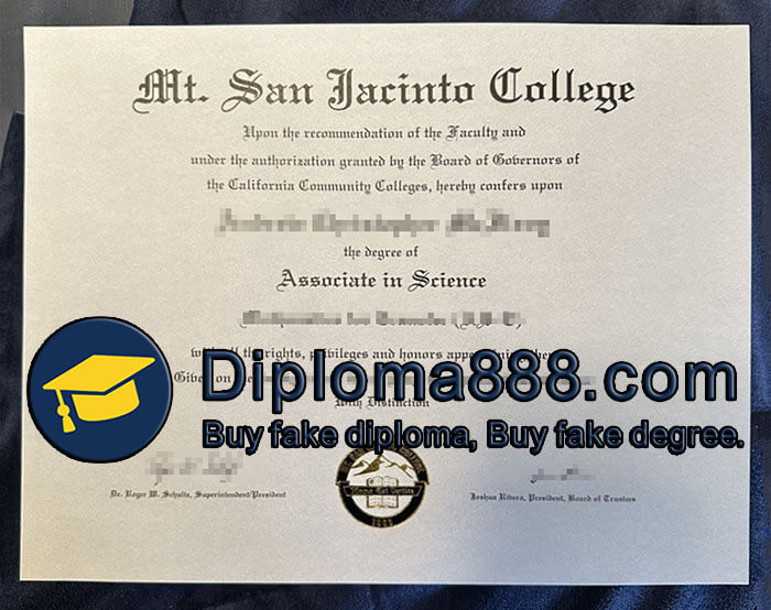 Mt San Jacinto College degree