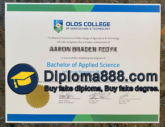 Olds College of Agriculture and Technology degree