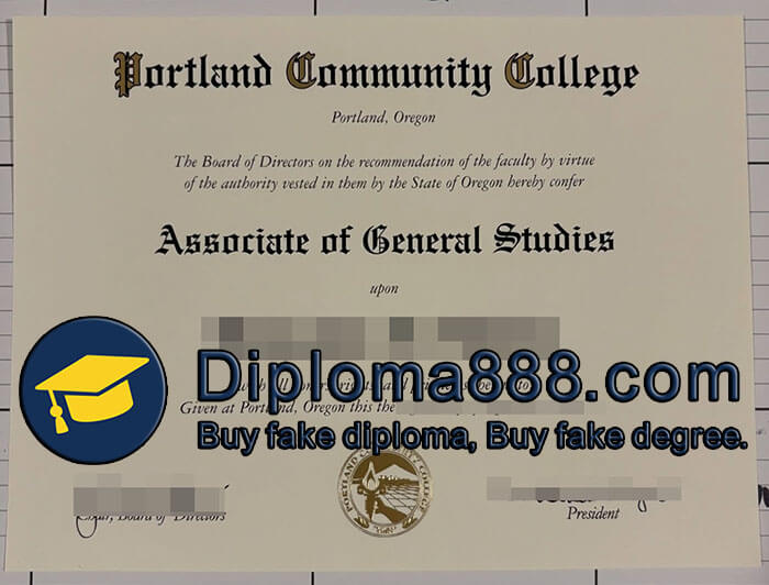 Portland Community College diploma