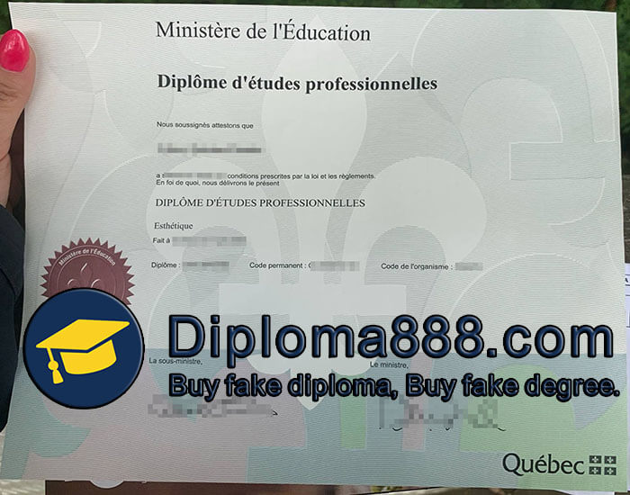 Quebec Diplôme d'études professionnelles