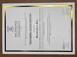 Photocopy a Richmond American University London diploma