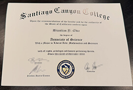 Hassle-Free Online Santiago Canyon College Degree Copy Procurement