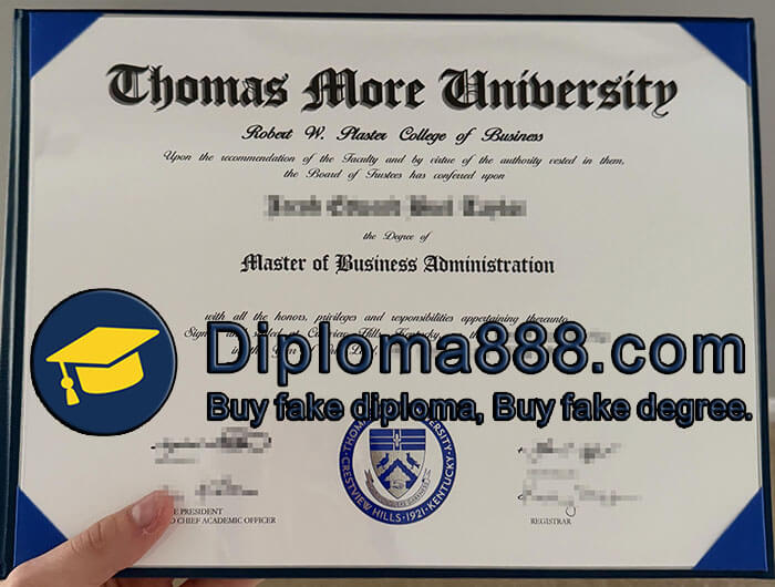 Thomas More University diploma