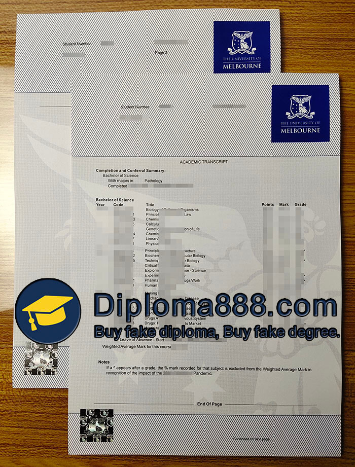 University of Melbourne degree