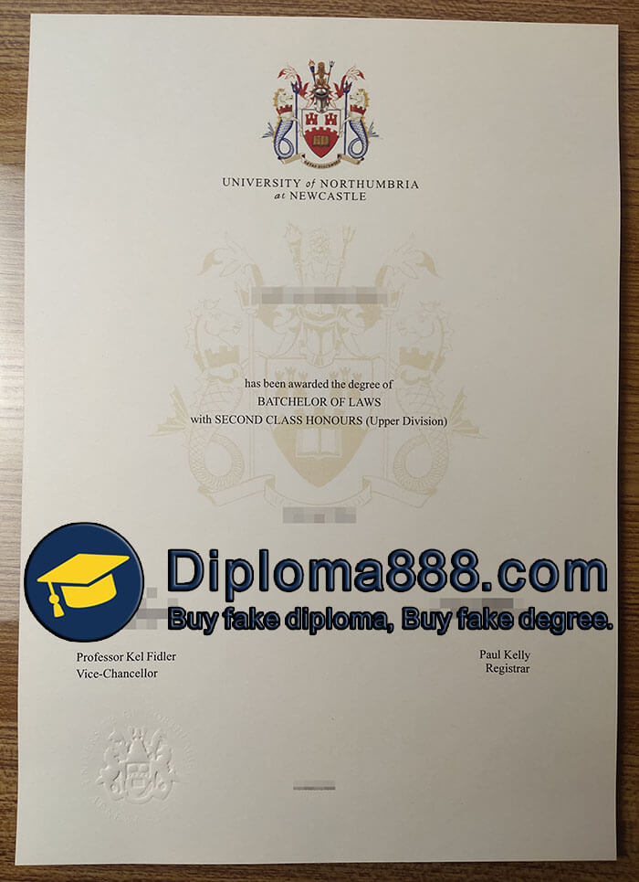 University of Northumbria diploma