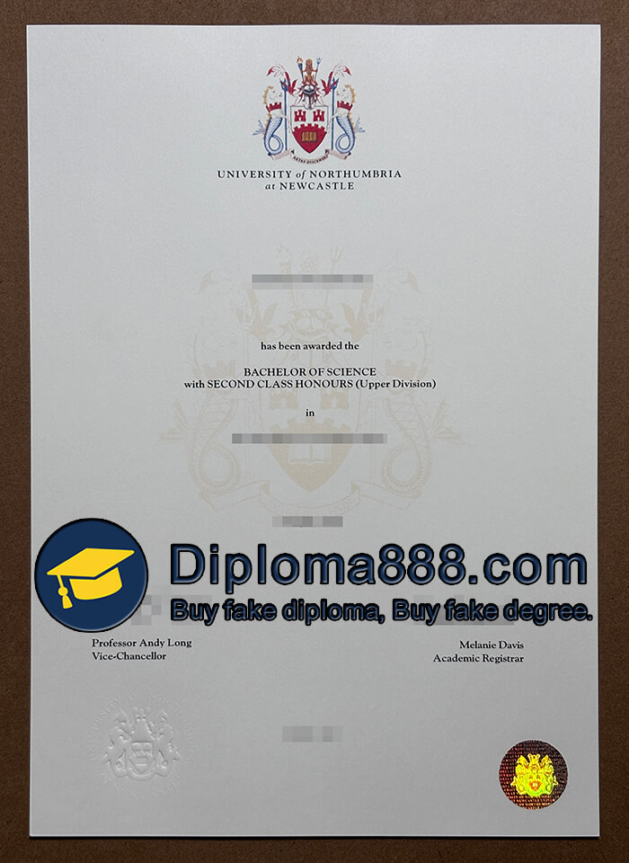 University of Northumbria degree