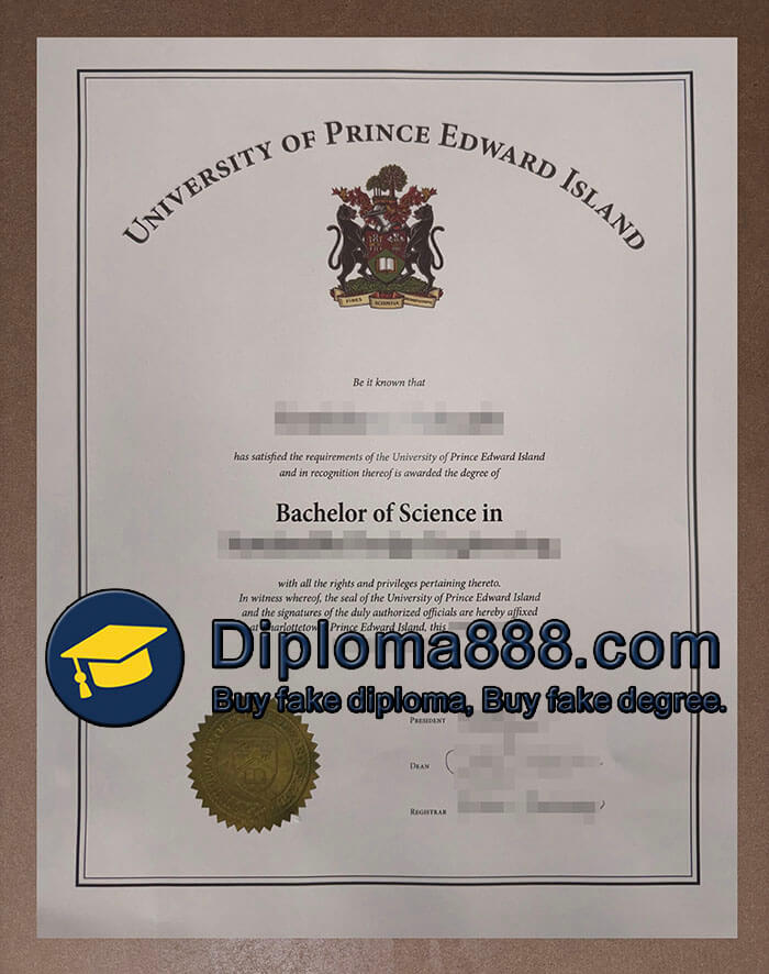 University of Prince Edward Island diploma