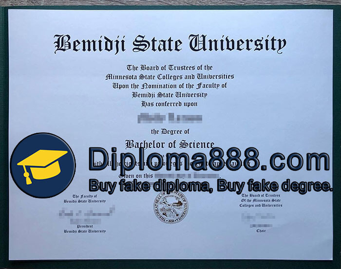Bemidji State University diploma