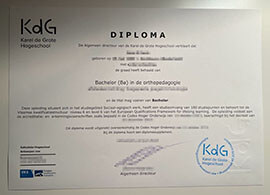 Get a Clear Copy of Your Karel de Grote Hogeschool Degree online