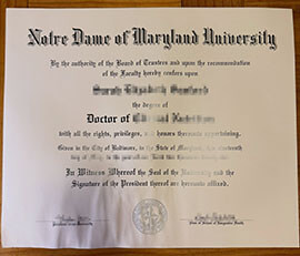 Tips to order a Notre Dame of Maryland University degree