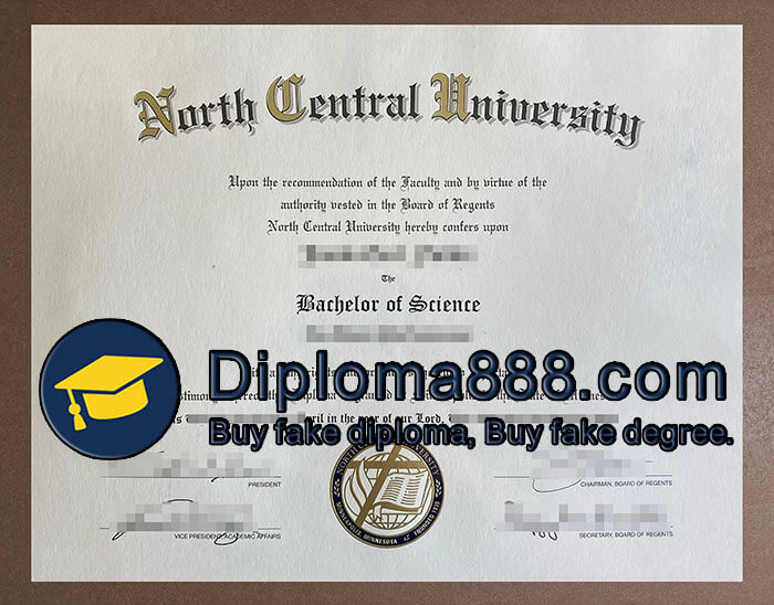 North Central University diploma
