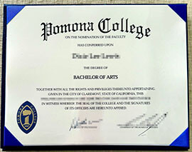 Secrets to make a Pomona College diploma diploma in USA.