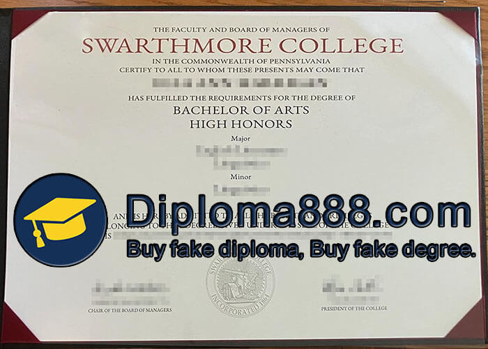 Swarthmore College diploma