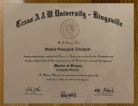 Ways to order a Texas A&M University Kingsville diploma online