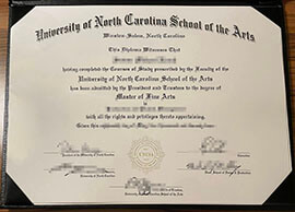 Order a University of North Carolina School of the Arts degree.