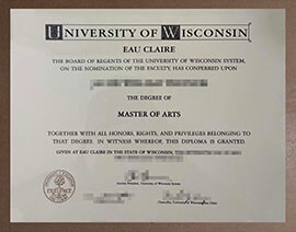 Where to order a University of Wisconsin Eau Claire degree?