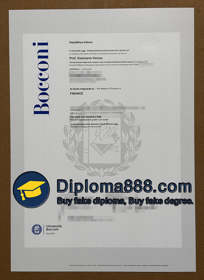 Università Bocconi diploma