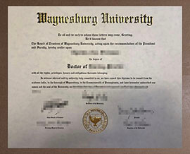 How to Order a copy of my Waynesburg University degree online?