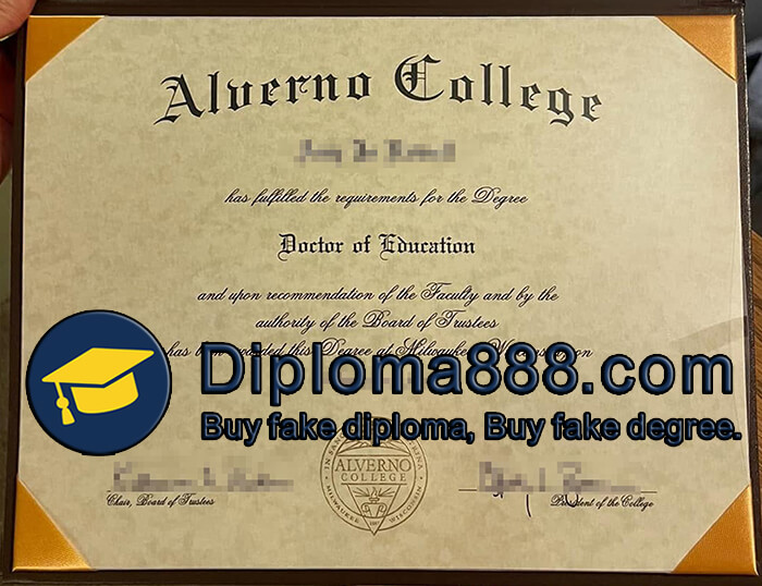 Alverno College diploma
