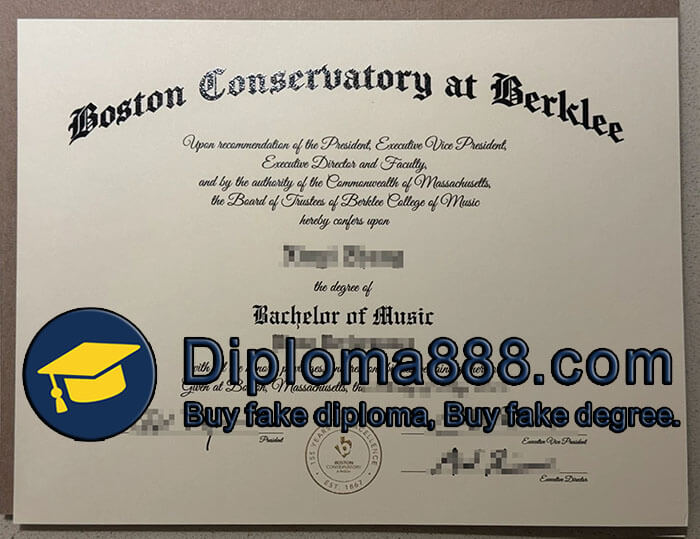Boston Conservatory at Berklee degree