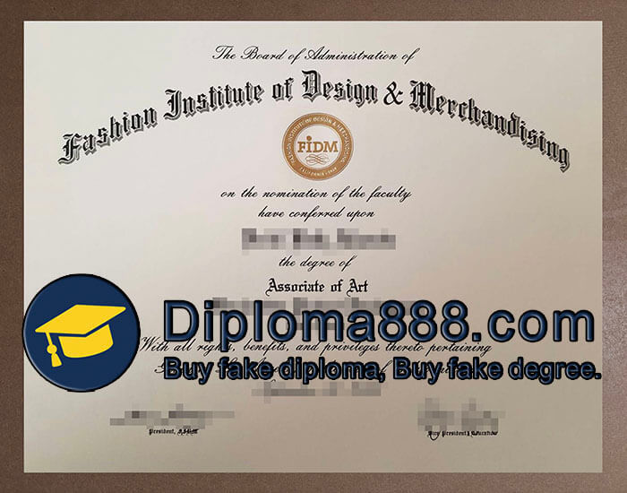 Fashion Institute of Design Merchandising degree