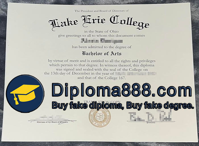 Lake Erie College degree