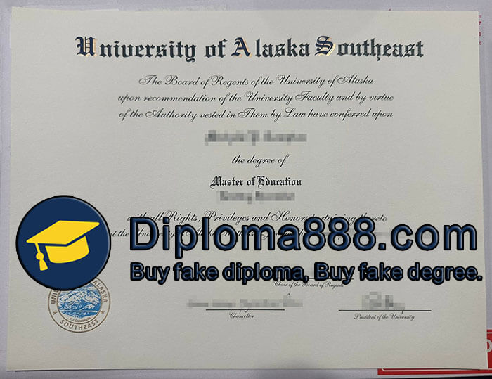 University of Alaska Southeast diploma