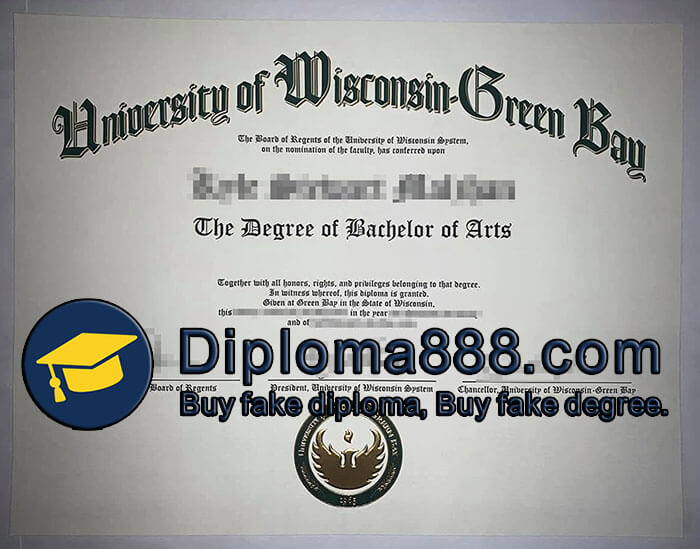 University of Wisconsin Green Bay diploma