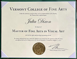 Order a Precision Vermont College of Fine Arts Diploma Copy Online