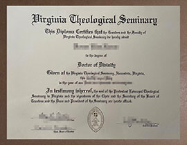 How much does a Virginia Theological Seminary diploma cost?